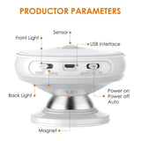 Luz Sensor de Movimiento de Lluvia Estelar Luz LED Magnética Recargable con Rotación de 360 Grados Luz Nocturna de Pared para Escaleras Cocina Inodoro - Avenila - Iluminación Interior, Diseño y Más