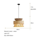 Modern Japanese Style Hemp Rope Kitchen Hotel Restaurant Pendant Light - Avenila - Interior Lighting, Design & More