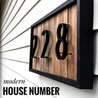 125mm Big Modern House Number Hotel Home Door Number Outdoor Address #0-9 - Avenila - Interior Lighting, Design & More