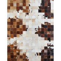 Tapis patchwork en peau de vache de style américain - Avenila - Éclairage intérieur, design et plus