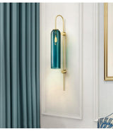 Avenila Creative Blue and White Glass Tube Wall Sconce Light - Avenila - Interior Lighting, Design & More