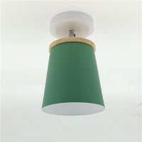 Plafonnier E27 en fer rond créatif Lampe de plafond nordique moderne à LED Macaron - Avenila - Éclairage intérieur, design et plus