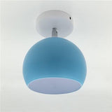 Plafonnier E27 en fer rond créatif Lampe de plafond nordique moderne à LED Macaron - Avenila - Éclairage intérieur, design et plus