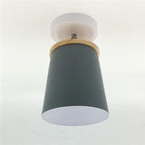 Plafonnier E27 en fer rond créatif Lampe de plafond nordique moderne à LED Macaron - Avenila - Éclairage intérieur, design et plus