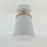 Plafonnier E27 en fer rond créatif Lampe de plafond nordique moderne à LED Macaron - Avenila - Éclairage intérieur, design et plus