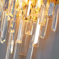 Lampe murale de chevet moderne en cristal doré - Avenila - Éclairage intérieur, design et plus