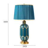Lampes de table LED à gradation peintes à la main Bleu idyllique - Avenila - Éclairage intérieur, design et plus