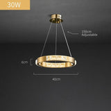 Inside Outside Luxury Gold & Black Multi-Ring Chandelier - Avenila - Interior Lighting, Design & More