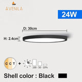 LED Dimmable Ceiling Light 12W 18W 24W 32W 220V With 3 Color Adjustable - Avenila - Interior Lighting, Design & More