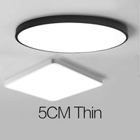Plafonnier noir et blanc ultrafin à LED - Avenila - Éclairage intérieur, design et plus