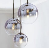 Loft Modern Pendant Light Silver Gold Ball Suspension - Avenila - Eclairage intérieur, design et plus
