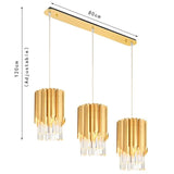 Luminaires à pendentifs modernes en cristal et or pour la cuisine ou la salle à manger - Avenila - Éclairage intérieur, design et plus