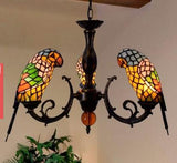 Lustre en verre coloré Parrot Bird - Avenila - Éclairage intérieur, design et plus
