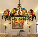 Lustre en verre coloré Parrot Bird - Avenila - Éclairage intérieur, design et plus