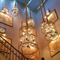 Retro Cage Crystal Pendant Light Indoor Pendant Lights - Avenila - Éclairage intérieur, design et plus