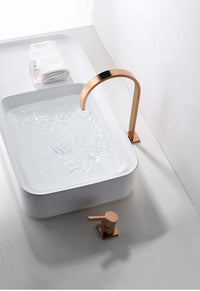 Robinet de salle de bains rotatif à 360 degrés en or rose - Avenila - Éclairage intérieur, design et plus