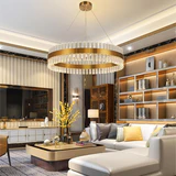 Sofrey Gold Bronze K9 Crystal Chandelier - Avenila - Éclairage intérieur, design et plus