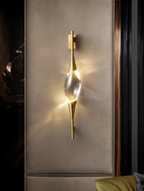 Avenila Copper Crystal Wall Minimalistic Hotel Sconce Light - Avenila - Interior Lighting, Design & More