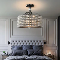 42CM Chrome & Black Bedroom Chandelier - Avenila - Illuminazione d'interni, Design & Altro