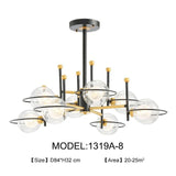 Lampadario a sfera di vetro a LED Avenila Gold & Black Modern Ball - Avenila - Illuminazione d'interni, design e altro ancora