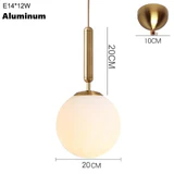 Brass Aluminum Loft Pendant Glow Light - Avenila - Interior Lighting, Design & More