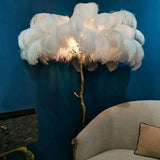 Lampada da terra Designer Modern Tree Branch Tree Branch Feather - Avenila - Illuminazione d'interni, Design & More