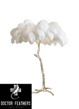 Lampada da terra Designer Modern Tree Branch Tree Branch Feather - Avenila - Illuminazione d'interni, Design & More