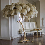 Lampada da terra Designer Modern Tree Branch Tree Branch Feather - Avenila - Illuminazione d'interni, Design & More