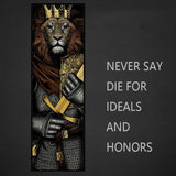 Cavaliere Tigre Leone Leone Scheletro Guerriero Poster | Home Decor Wall Art - Avenila - Illuminazione, design e altro ancora