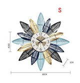 Orologio da parete Nordic Creative Metal Feather - Avenila - Illuminazione, design e altro ancora