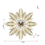 Orologio da parete Nordic Creative Metal Feather - Avenila - Illuminazione, design e altro ancora