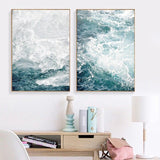 Ocean Wave Landscapes Canvas Painting Seascape Nordic Posters and Prints Home Decoration Living Room Wall Art Pictures Unframed - Avenila - Interior Lighting, Design & More