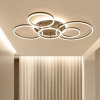 Telecomando 2/3/5/6 Circle Rings Modern Led Chandelier - Avenila - Illuminazione, design e altro ancora