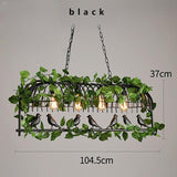 Retro Industrial LED Iron Chandelier with Bird Garden - Avenila - Interior Lighting, Design & More