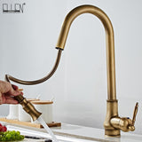 Rumi Antique Bronze Kitchen 360 Degree Pull Out Faucet - Avenila - Interior Lighting, Design & More