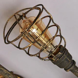 Rustico industriale semi a filo soffitto lampada a sospensione a sospensione per tubi Steampunk - Avenila - Illuminazione, design e altro ancora