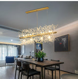 Lampadario da salotto o sala da pranzo in cristallo a fiocco di neve - Avenila - Illuminazione, design e altro ancora