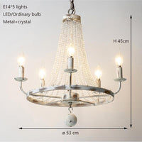 Lampadario di lusso vintage in cristallo 5,6 e 8 luci - Avenila - Illuminazione, design e altro ancora