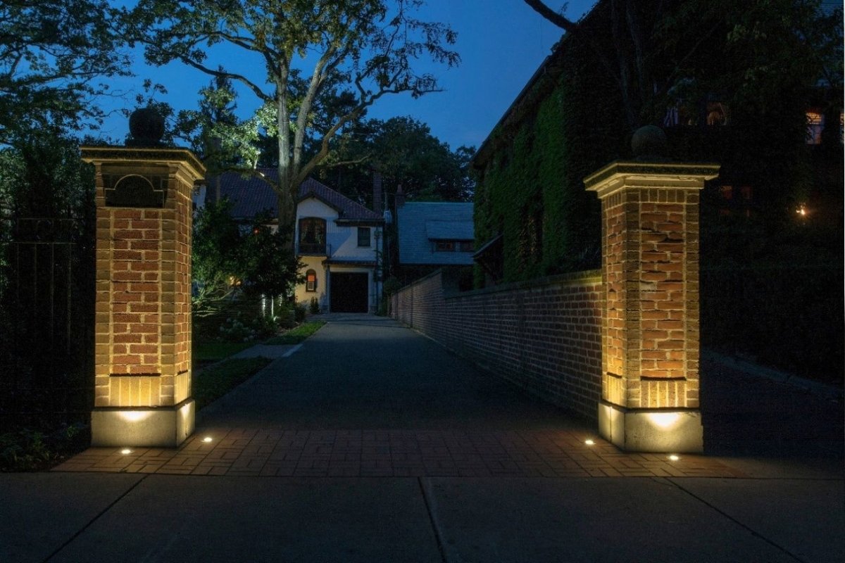 How to Install Outdoor Lights on Brick