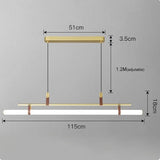 Avenila Modern LED Minimalist Light Bar Hanging Chandelier - Avenila - Interior Lighting, Design & More