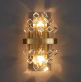 Creative Crystal Ball Modern Gold Sconce Light For Bedroom Hotel Restaurant - Avenila - Interior Lighting, Design & More