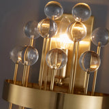 Creative Crystal Ball Modern Gold Sconce Light For Bedroom Hotel Restaurant - Avenila - Interior Lighting, Design & More