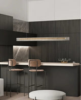 Dining Room Modern Gold and Black Light Bar Chandelier - Avenila - Interior Lighting, Design & More