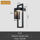 Stainless Steel Outdoor Wall Garden IP65 Waterproof Patio Light - Avenila - Interior Lighting, Design & More