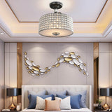 42CM Chrome & Black Bedroom Chandelier - Avenila - Interior Lighting, Design & More