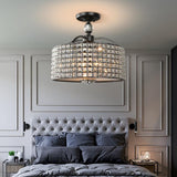 42CM Chrome & Black Bedroom Chandelier - Avenila - Interior Lighting, Design & More