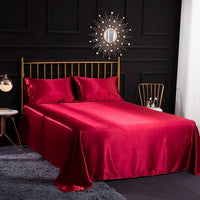 4Pcs Romantic Silk Luxury Bedding Set - Avenila - Interior Lighting, Design & More