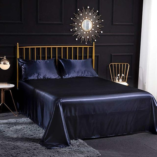 4Pcs Romantic Silk Luxury Bedding Set - Avenila - Interior Lighting, Design & More