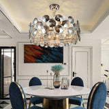 50-80cm Luxury Smoke Gray Crystal Chandelier - Avenila - Interior Lighting, Design & More