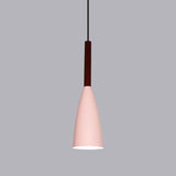 9 1/2" Wide Aluminum & Wood Pendant Light - Avenila - Interior Lighting, Design & More